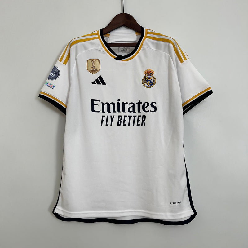 Real Madrid 23-24 Home + Patchs - Adidas