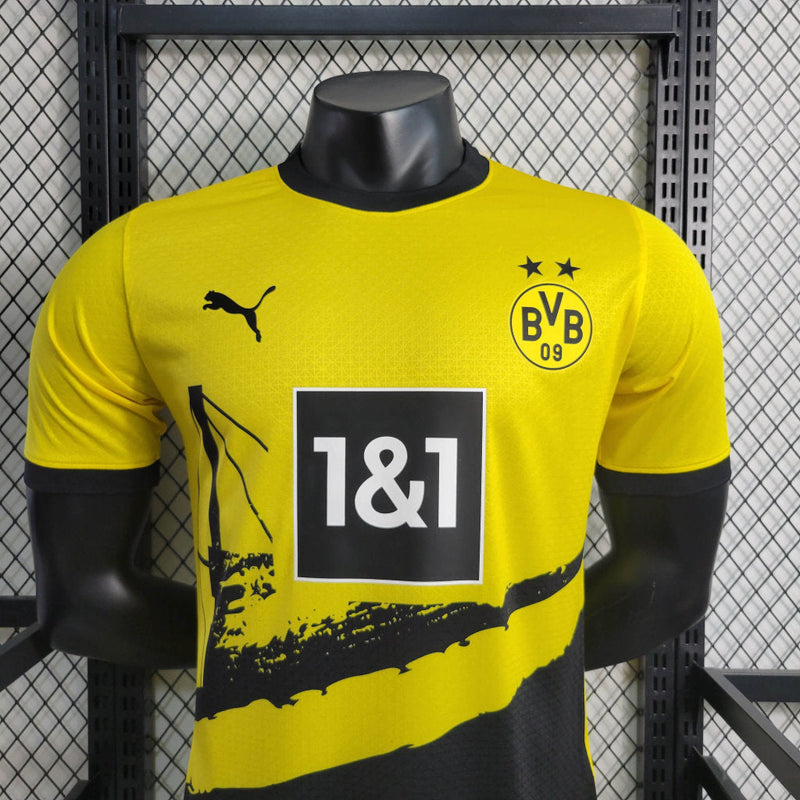 Camisa Borussia Dortmund I 23/24 - Amarela - Puma - Masculino Jogador