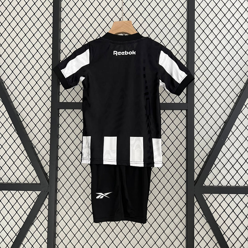 Kit Infantil Botafogo I 23/24 Kappa - Branco e Preto