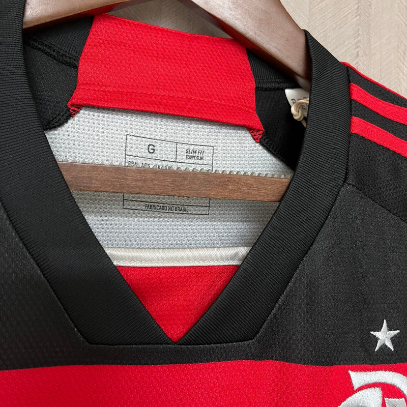 Camisa Flamengo I 24/25 - Adidas - Vermelho e Preto