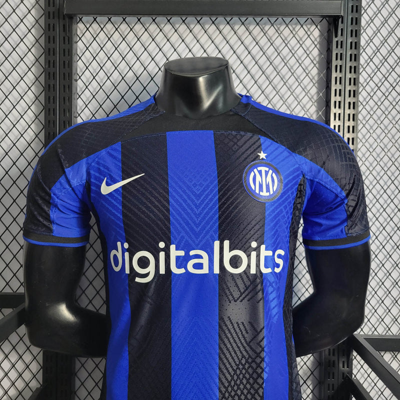 Camisa Inter de Milão I 23/24 Azul - Nike - Masculino Jogador