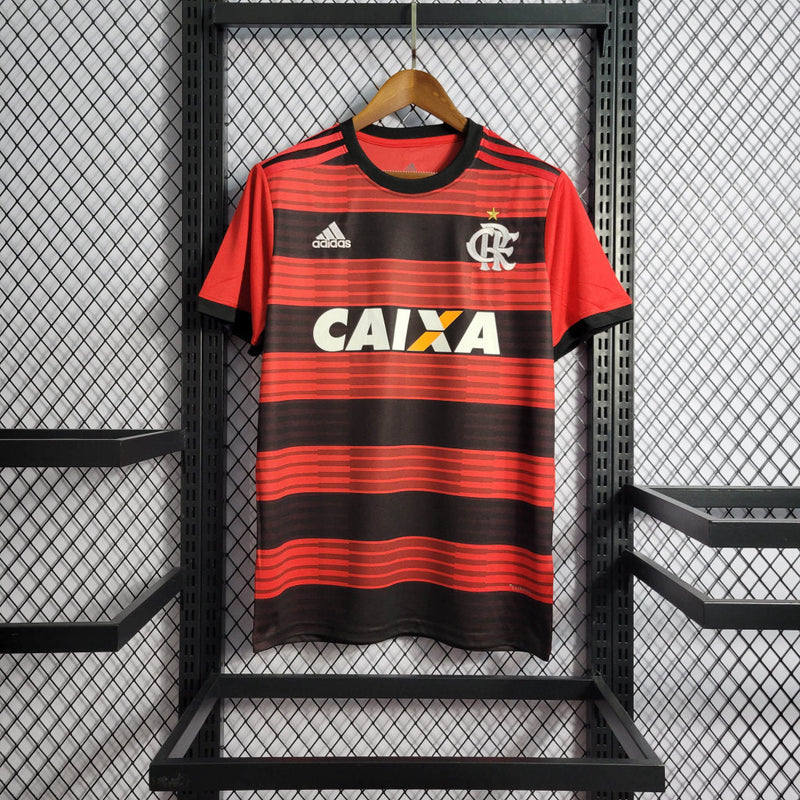 Camisa Flamengo Retrô 2018/2019 - Vermelha e Preta