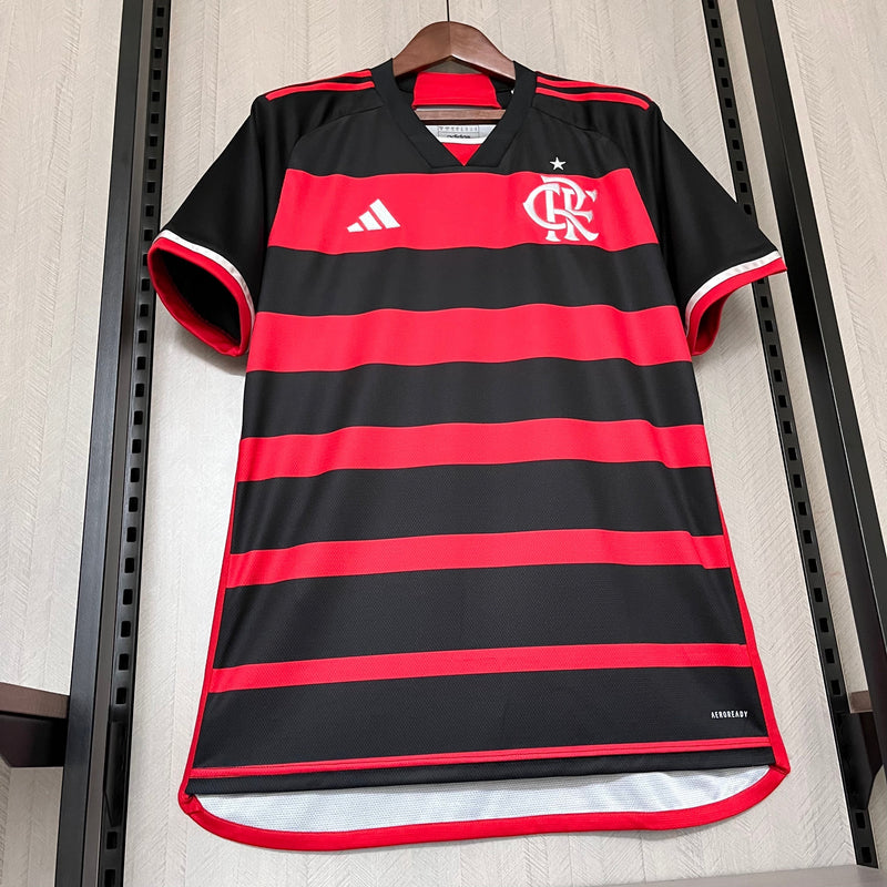 Camisa Flamengo I 24/25 - Adidas - Vermelho e Preto