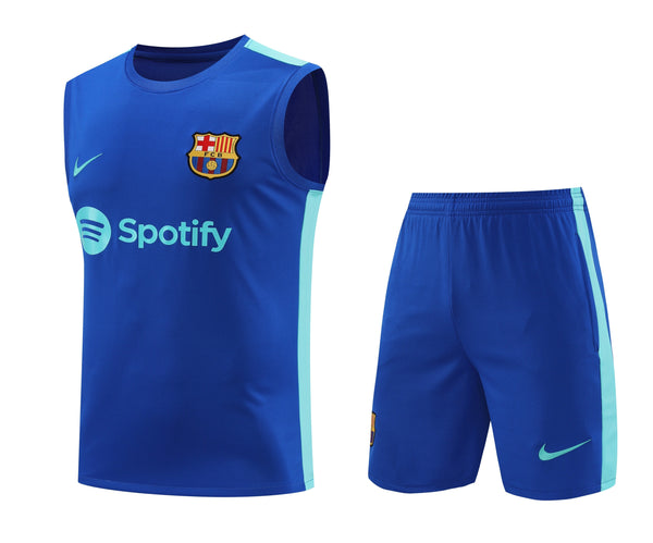 Kit Treino Barcelona 23/24 Nike - Azul