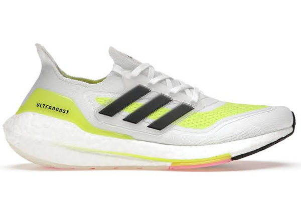 Adidas Ultra Boost 21 Solar Yellow White