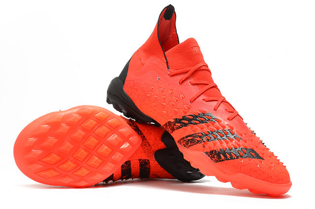 Chuteira Society Adidas Predator Freak.1 FG Red - Cano Alto