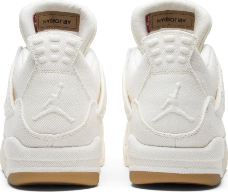 Levi's x Air Jordan 4 Retro 'White Denim'