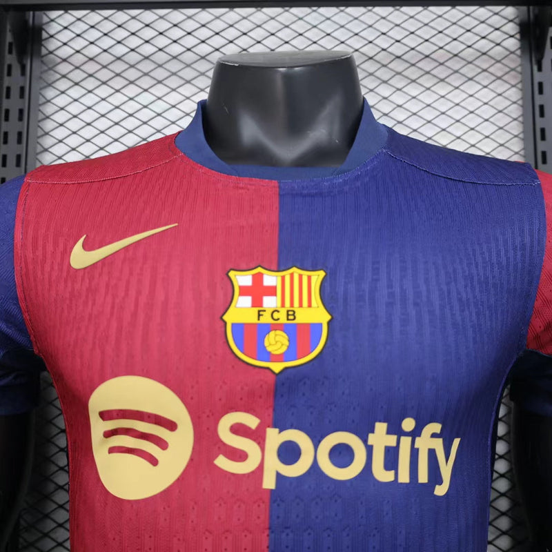 Camisa Barcelona I 24/25 Vermelha e Azul- Nike - Masculino Jogador