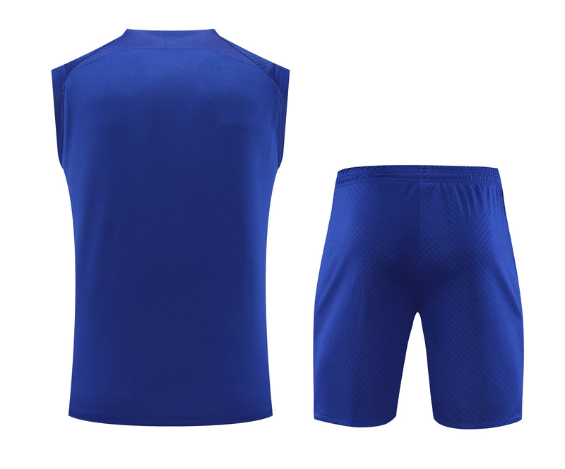 Kit Treino Barcelona 23/24 Nike - Azul