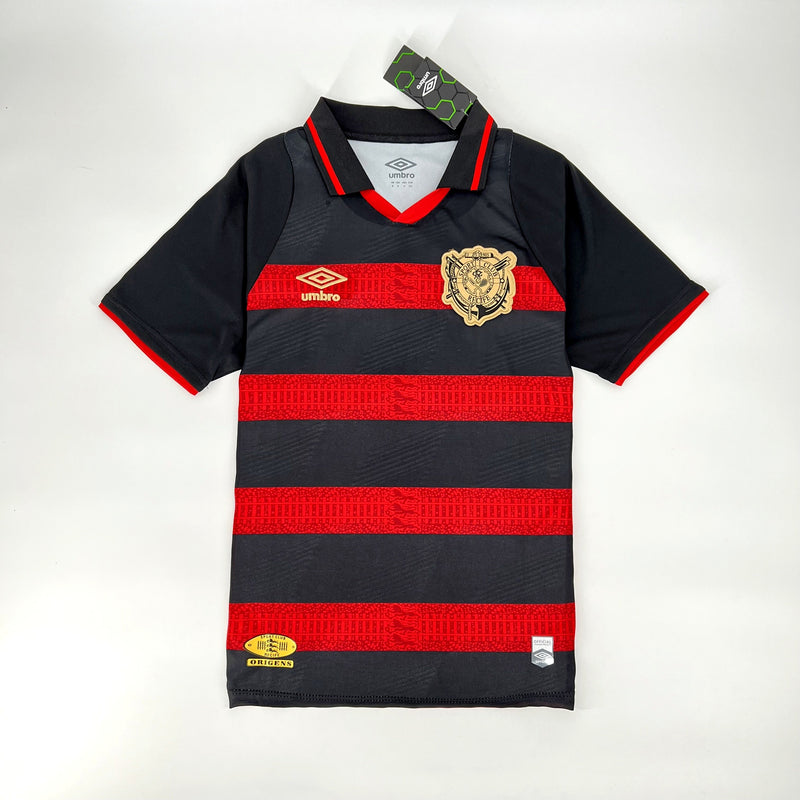 Camisa Sport I 24/25 - Umbro - Preto e Vermelho