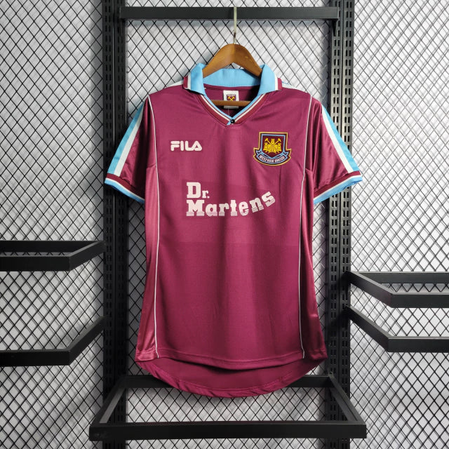 Camisa West Ham Retrô Home 99/2000