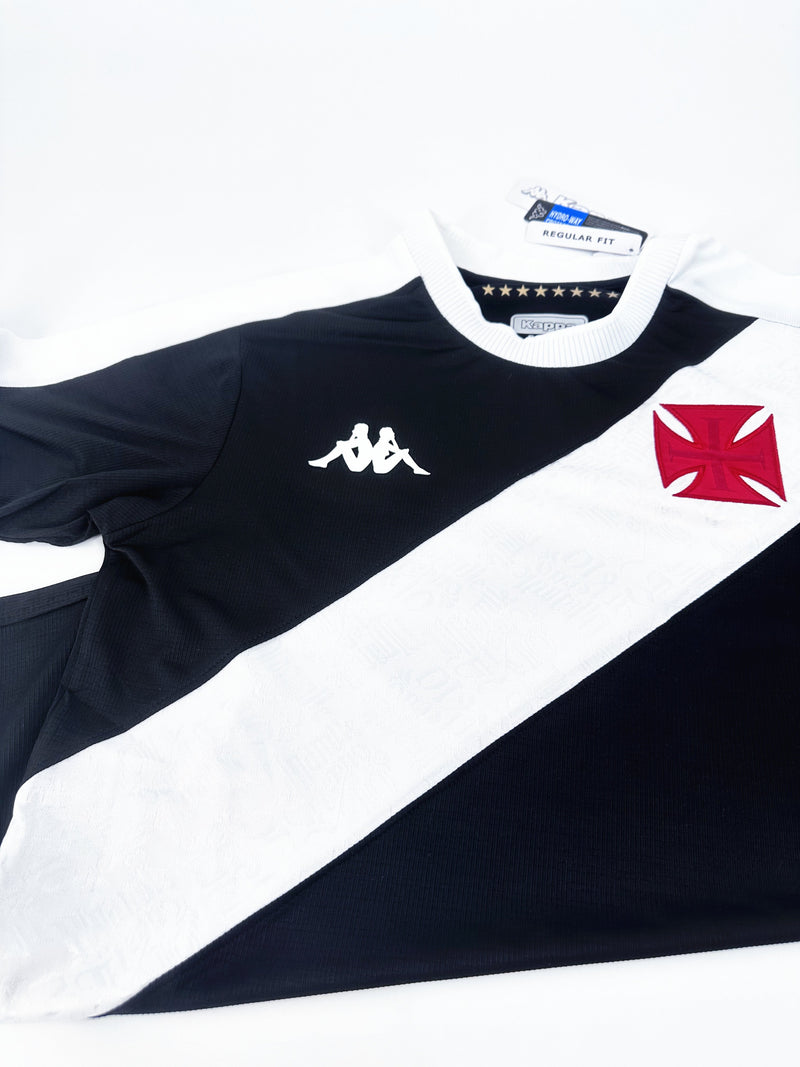 Camisa Vasco I 24/25 - Kappa - Preto e Branco