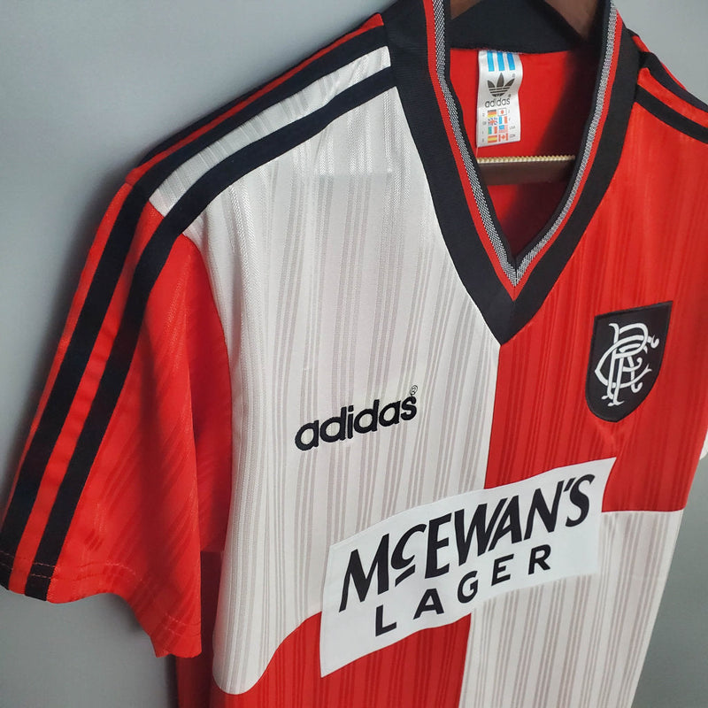 Camisa Retrô River Plate 1995/1996 Adidas - Branco e Vermelha