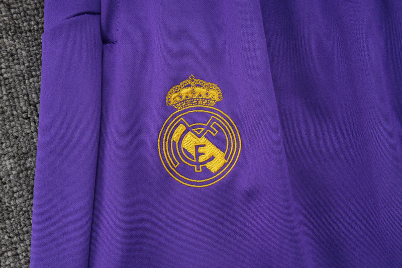 Conjunto de Frio Real Madrid - Amarelo e Azul - 23/24