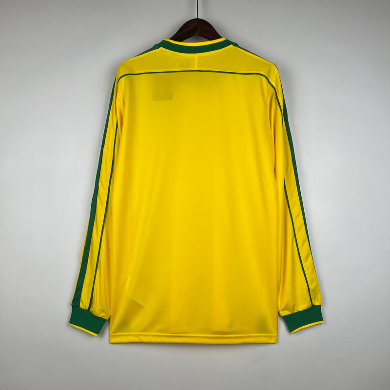 Camisa Seleção Brasil Retrô 1998 Amarela e Verde - Nike