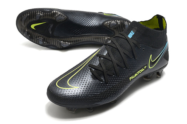 Chuteira Campo Nike Phantom GT Elite Dynamic Fit FG Black - Cano Alto