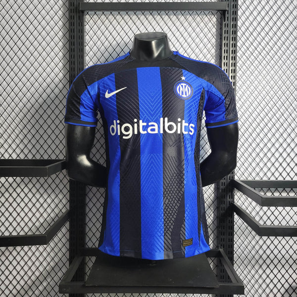 Camisa Inter de Milão I 23/24 Azul - Nike - Masculino Jogador