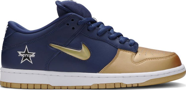 Supreme x Dunk SB Low QS 'Metallic Gold'