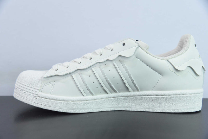 Tênis Adidas SuperStar - Feminino - Branco e Amarelo