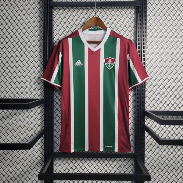 Camisa Fluminense Retrô 16/17 Vermelha e Verde - Adidas