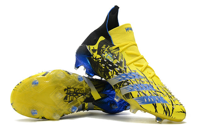 Chuteira Campo Adidas Predator Freak .1 FG Xmen/Black/Yellow/Blue - Cano Alto