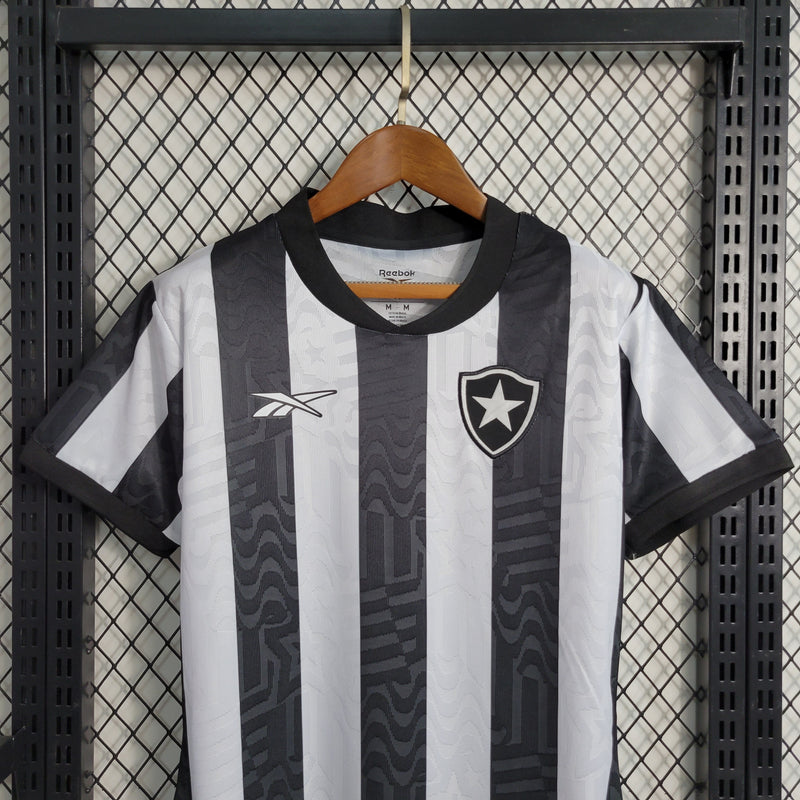 Camisa Botafogo I 23/24 Feminina Kappa - Preto e Branco