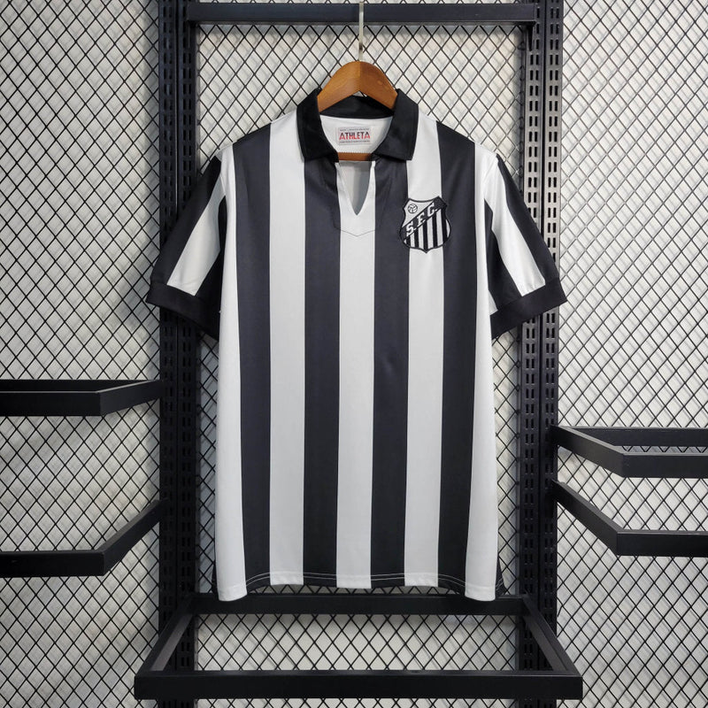 Camisa Santos Retrô 1958 Preto e Branco