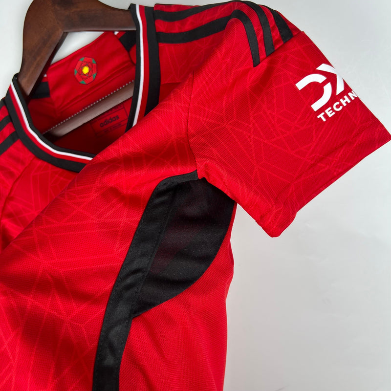 Manchester United Home 23/24 Feminina - Vermelha - Adidas