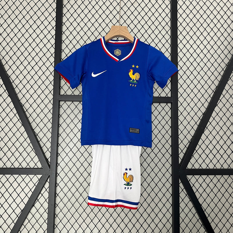 Seleção França Kit Infantil Home 2024-25 - Nike