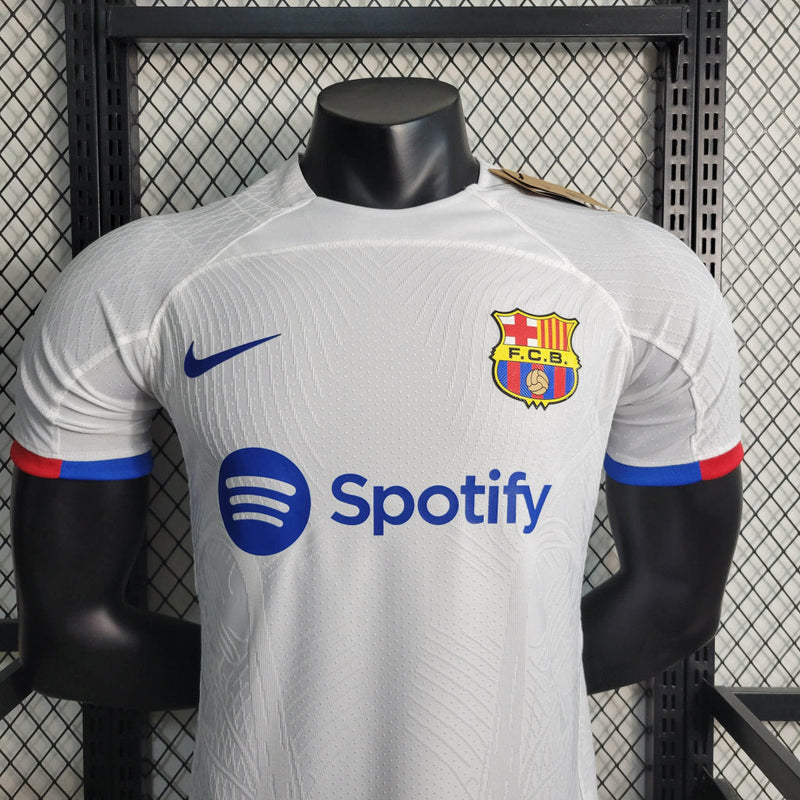 Camisa Barcelona II 23/24 Branca - Nike - Masculino Jogador