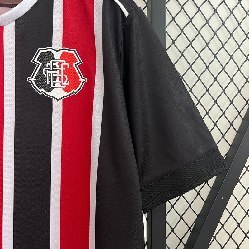 Camisa Santa Cruz I 24/25 - Preto e Vermelho