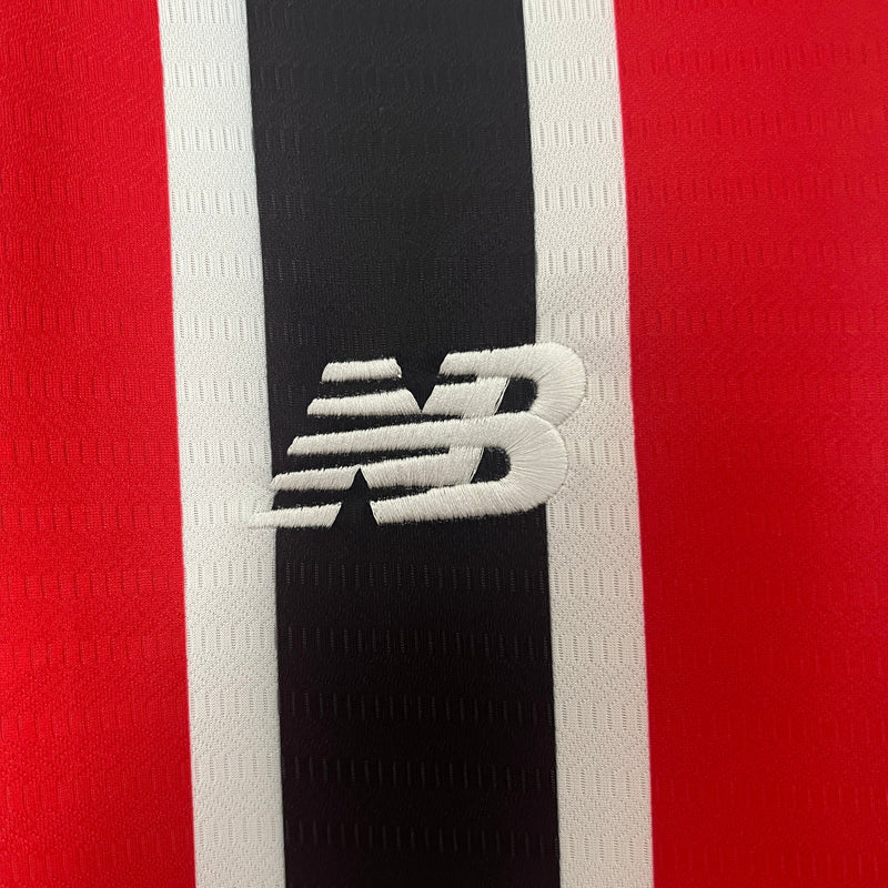 Camisa Manga Longa São Paulo II 24/25 - Adidas - Vermelho e Preto