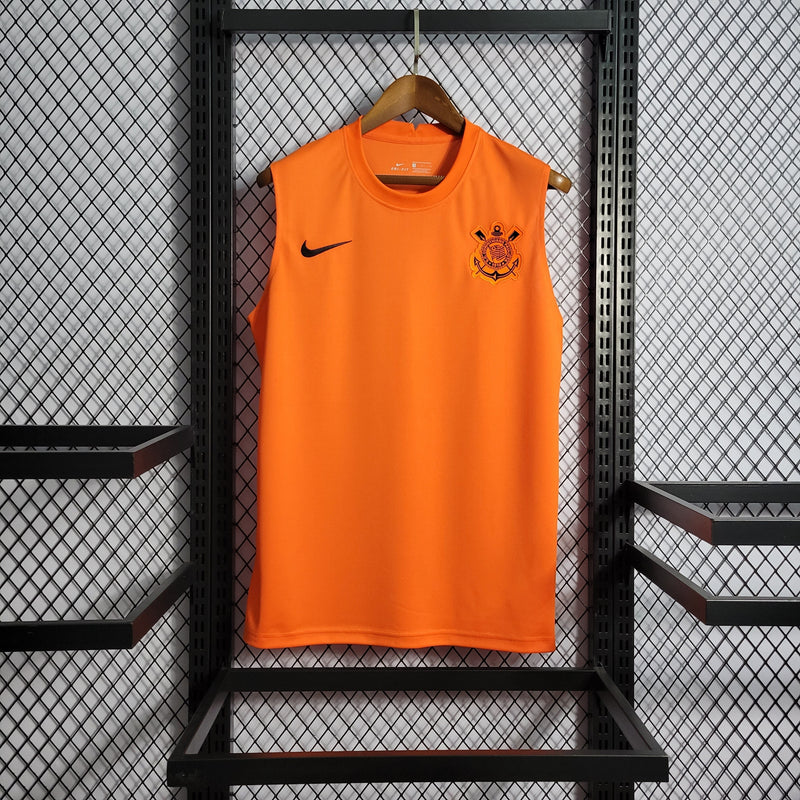 Camisa Corinthians Treino Oranje 22/24 regata - Masculina