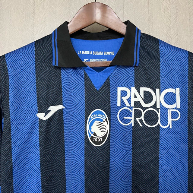 Camisa Atalanta I 23/24 - Joma - Azul e Preto