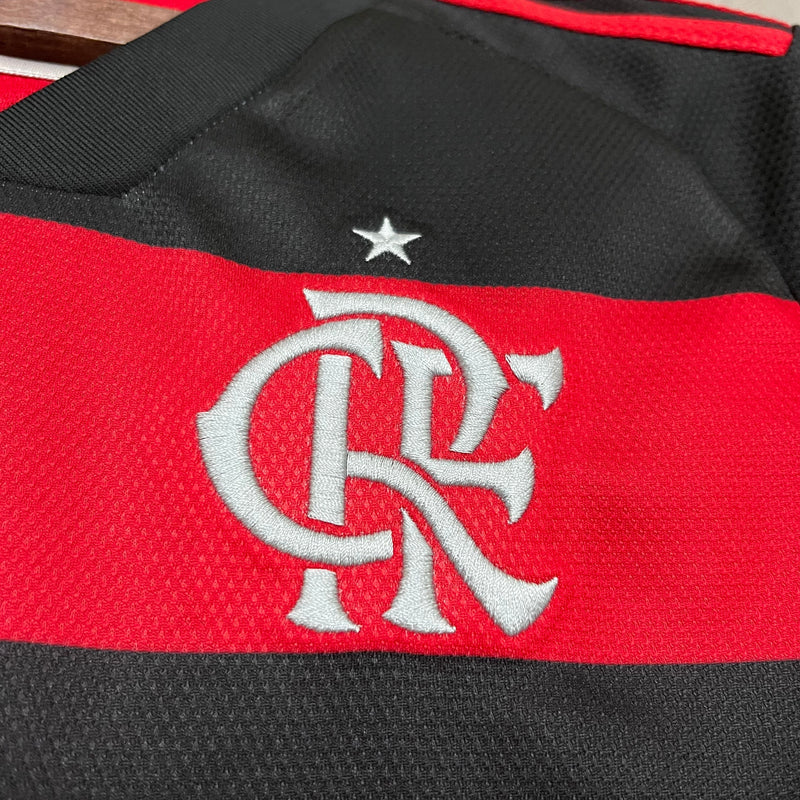 Camisa Flamengo Feminina I 24/25 - Adidas - Vermelho e Preto