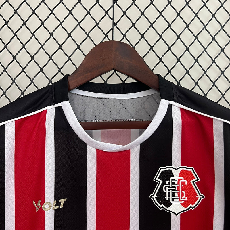 Camisa Santa Cruz I 24/25 - Preto e Vermelho