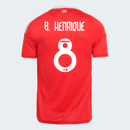 Camisa Adidas Internacional 2025/26 I - B. Henrique N° 8