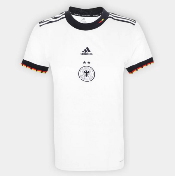 Camisa Feminina Bélgica 22/23 Adidas - Branco