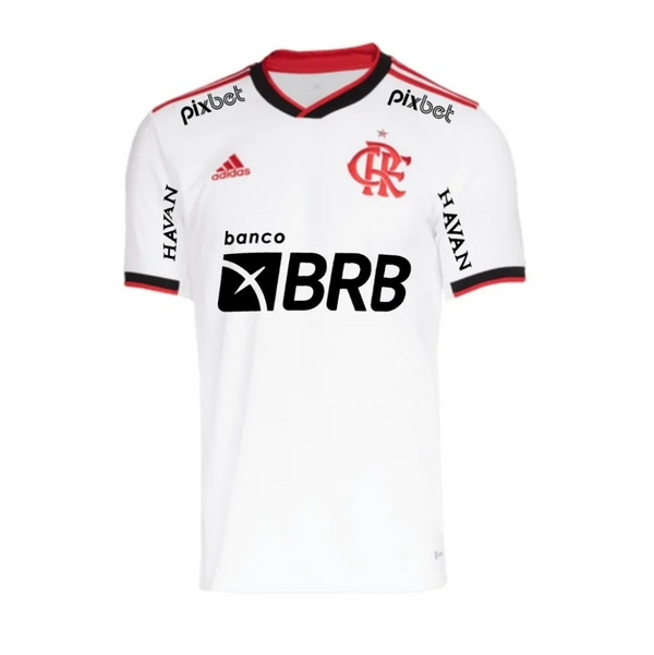 Camisa Flamengo II [Com Patrocínio] 22/23 Adidas - Branco