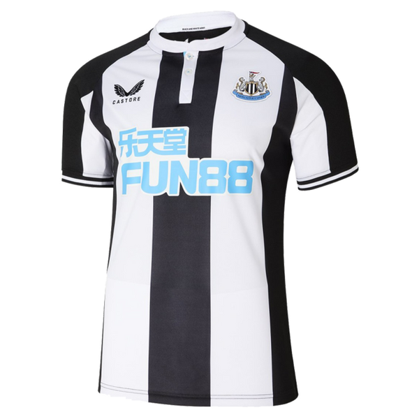 Camisa Newcastle United I 21/22 Castore - Preto e Branco