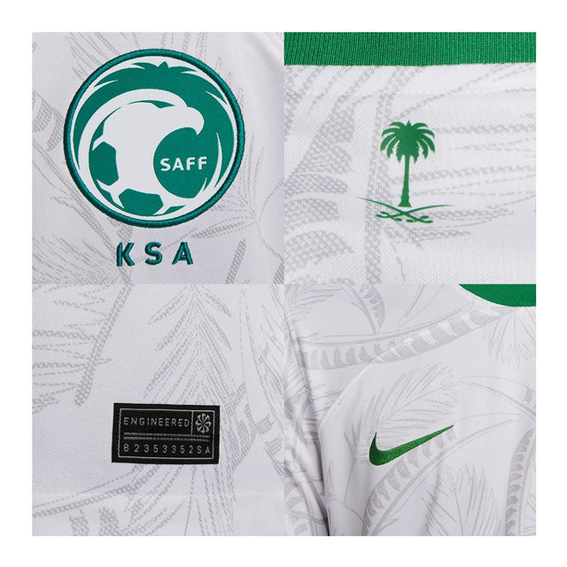 Camisa Seleção Arábia Saudita I 2022 Nike - Branco