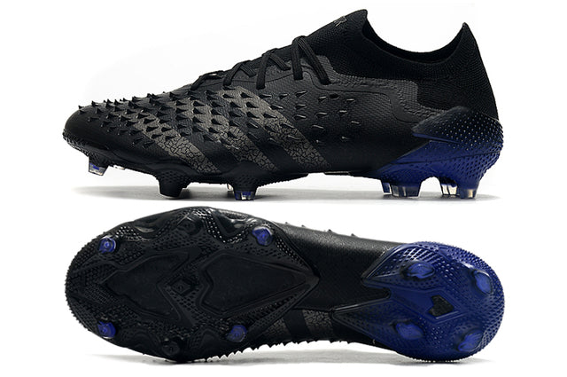 Chuteira Campo Adidas Predator Freak .1 Black/Blue - Low