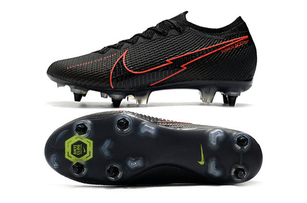 Chuteira Campo Nike Mercurial Vapor 13 Elite SG-PRO Anti Clog - Black/Red