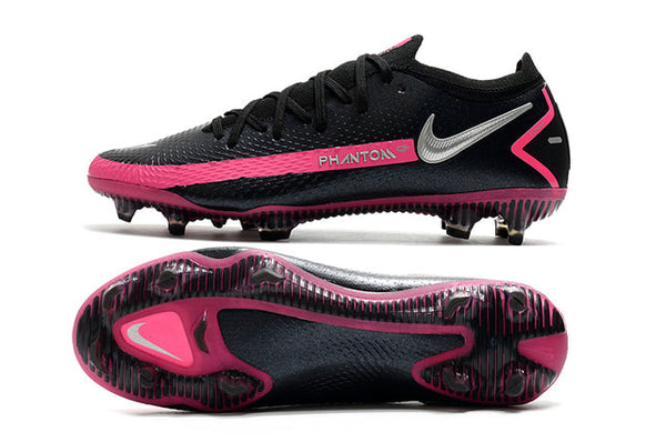 Chuteira Campo Nike Phantom GT Elite FG Black/Pink - Low