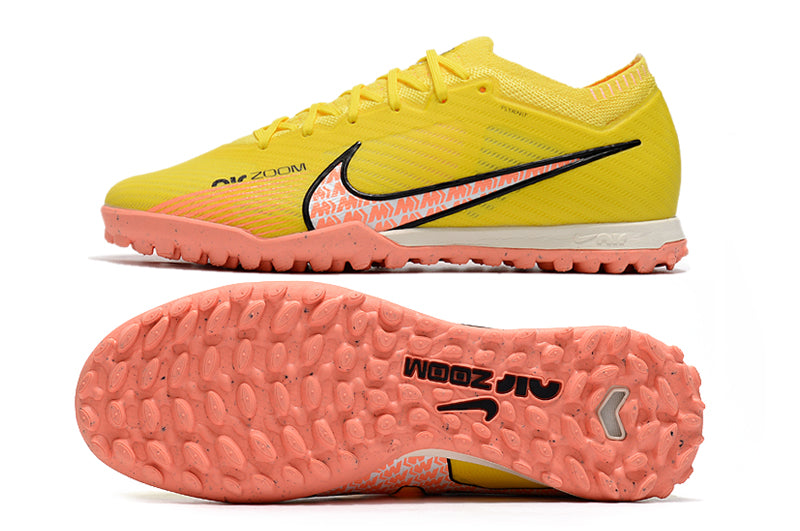 Chuteira Society Nike Air Zoom TF Amarelo - Low