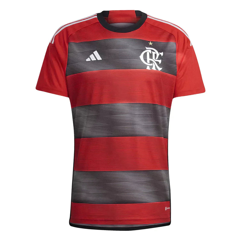 Camisa Flamengo I 23/24 Adidas - Rubro Negro