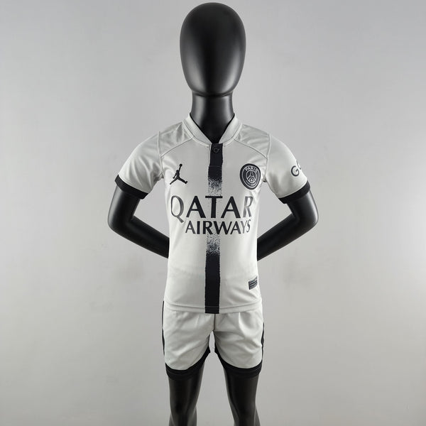 Kit Infantil PSG 22/23 Nike Jordan - Branco