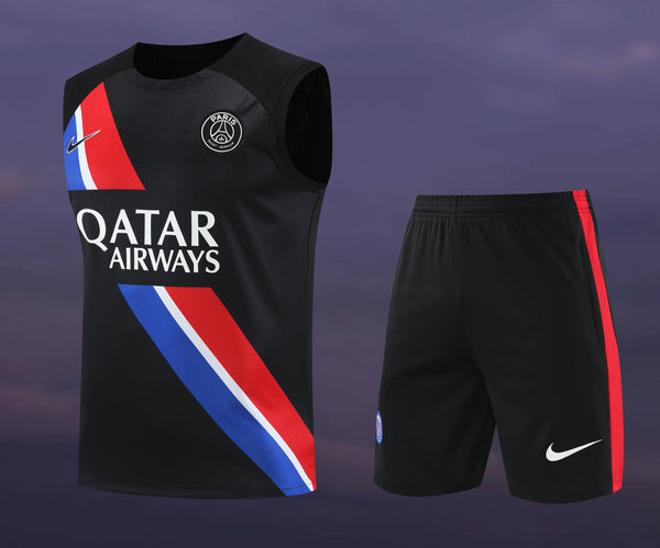 Kit Treino PSG 23/24 Nike - Preta