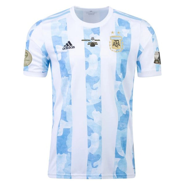 Camisa Seleção Argentina I [Final Copa América] 21/22 Adidas - Azul e Branca