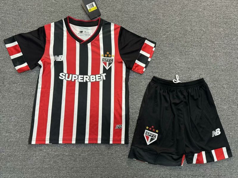 Kit Infantil São Paulo 24/25 New Balance - Tricolor